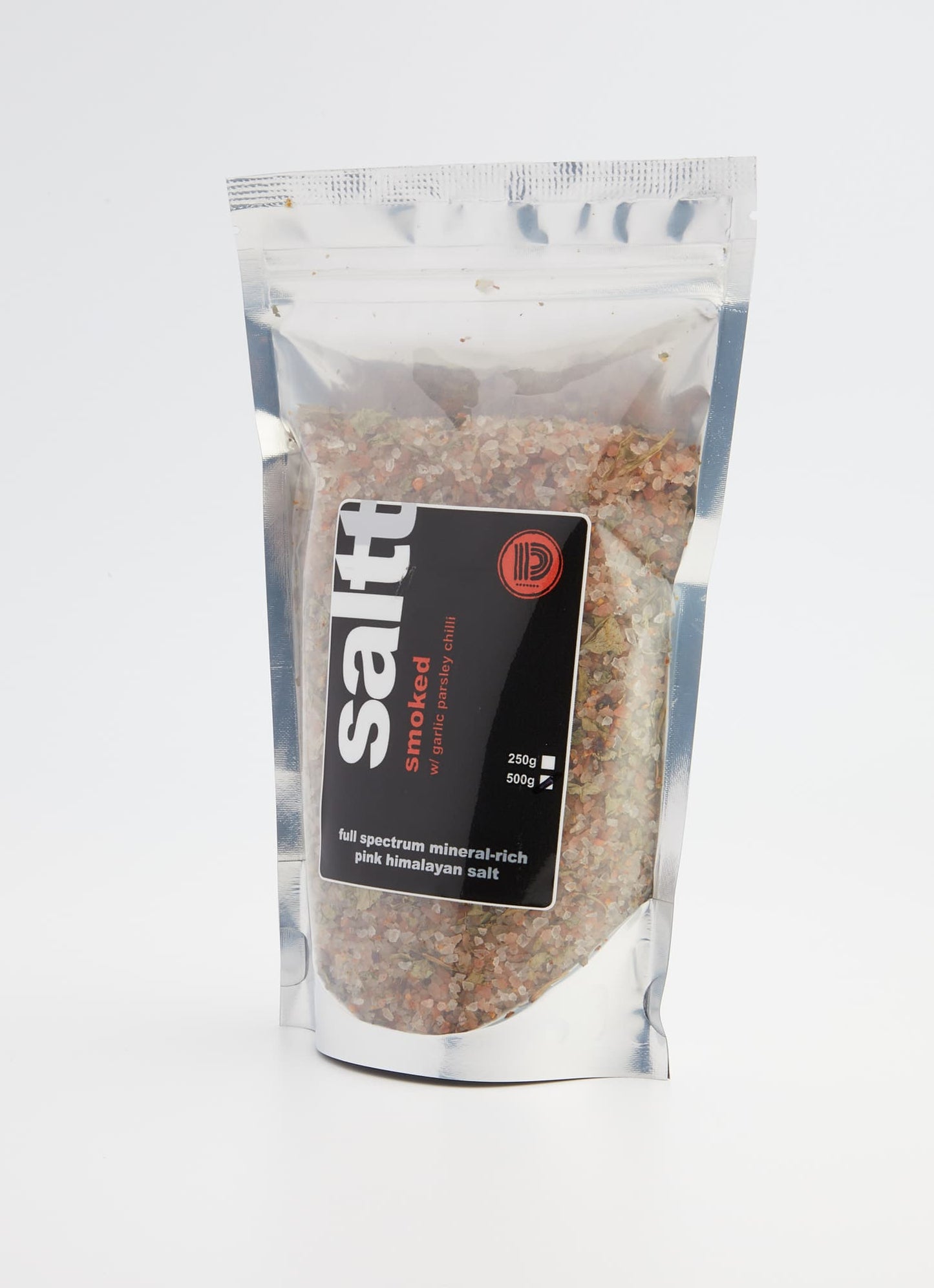 Smoked Premium Salt w/ Garlic, Parsley & Chilli Bag