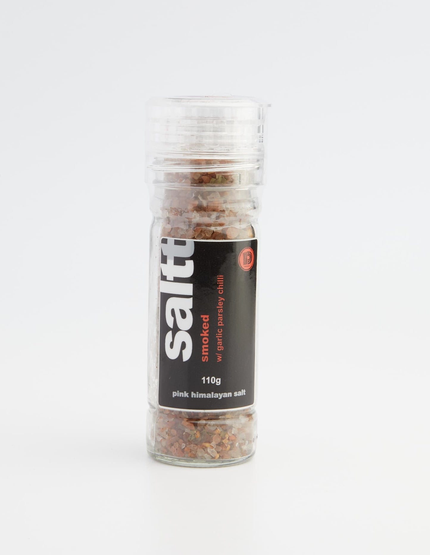 Smoked Salt w/ Garlic, Parsley and Chilli Grinder