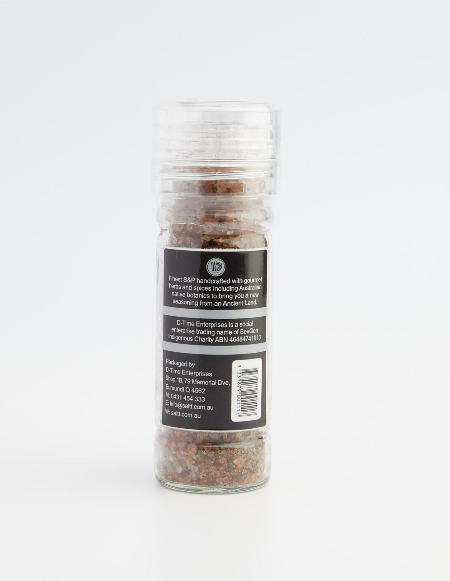 Smoked Salt w/ Garlic, Parsley and Chilli Grinder